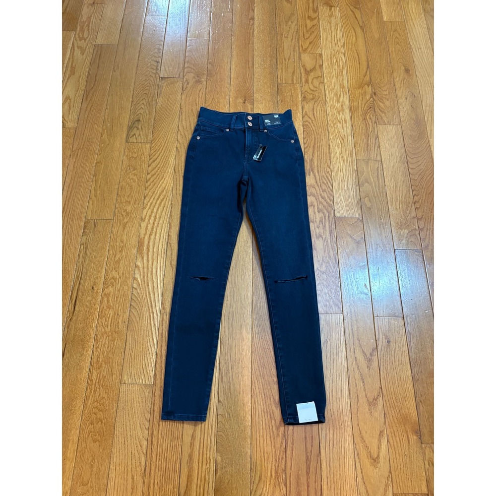 New Express Jeans 00R Extra Supersoft Skinny High Rise 4 Way Hyper‎ Stretch
